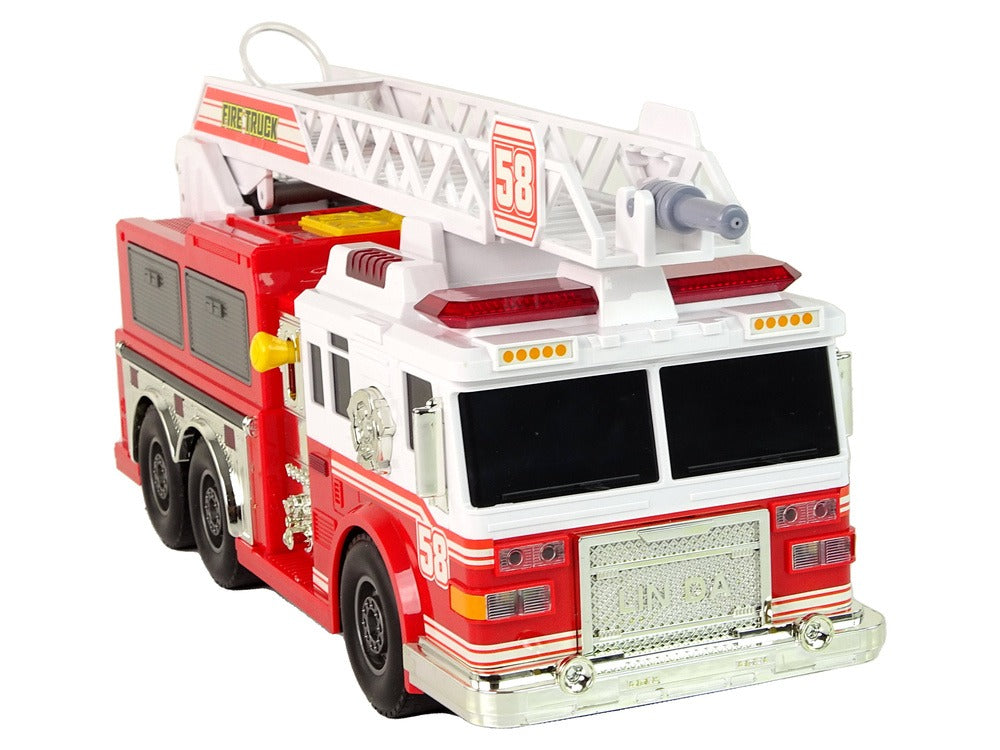 Jouet Camion de Pompiers Extra Large - 33 Pouces avec Lumières & Sirènes