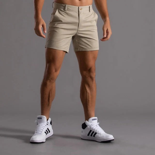 Short Chino Homme Kaki - Confortable et Stylé