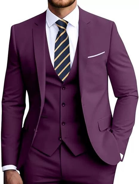 Ensemble 3 pièces Formelle Homme - Élégant & Confortable