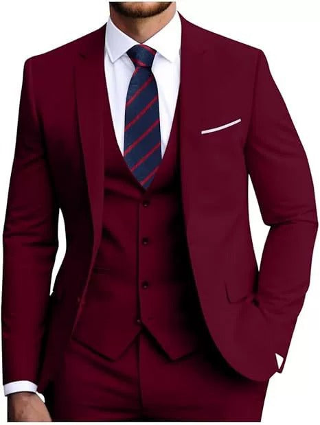 Ensemble 3 pièces Formelle Homme - Élégant & Confortable