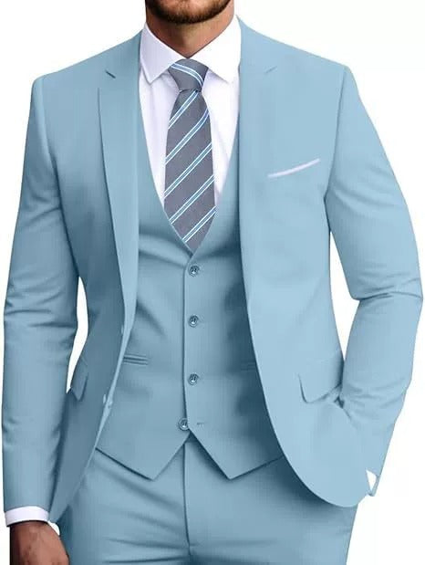 Ensemble 3 pièces Formelle Homme - Élégant & Confortable