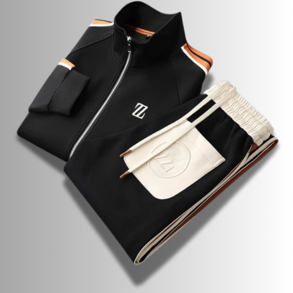 Jogging homme ultra-confortable et tendance, parfait pour l'entraînement, la détente ou un look urbain automnal.