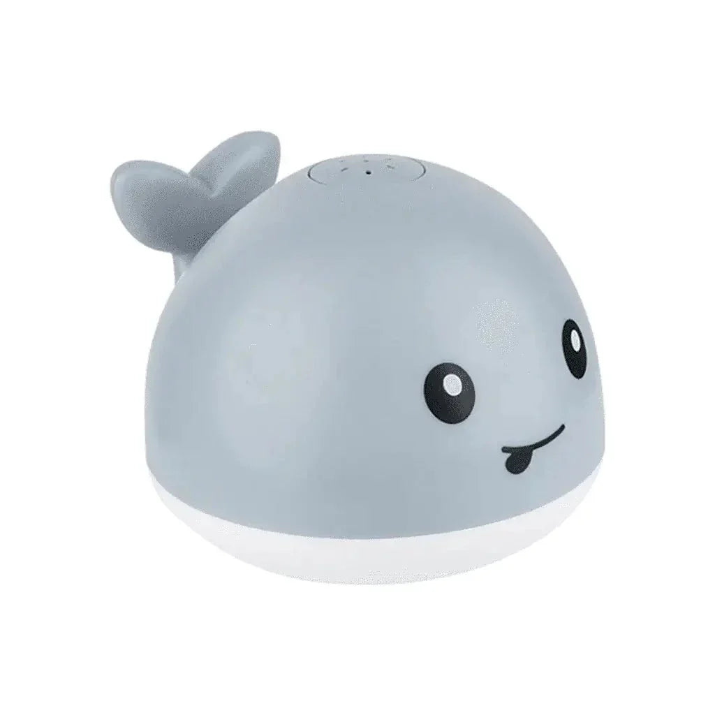 Jouet bain bébé: baleine avec jet d'eau LED.  Amusant et coloré.