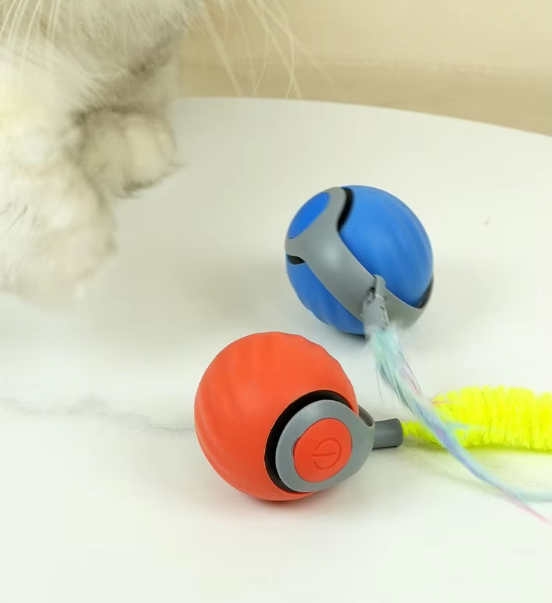 Jouet chat automatique, mouvement imprévisible, stimulation chasse.