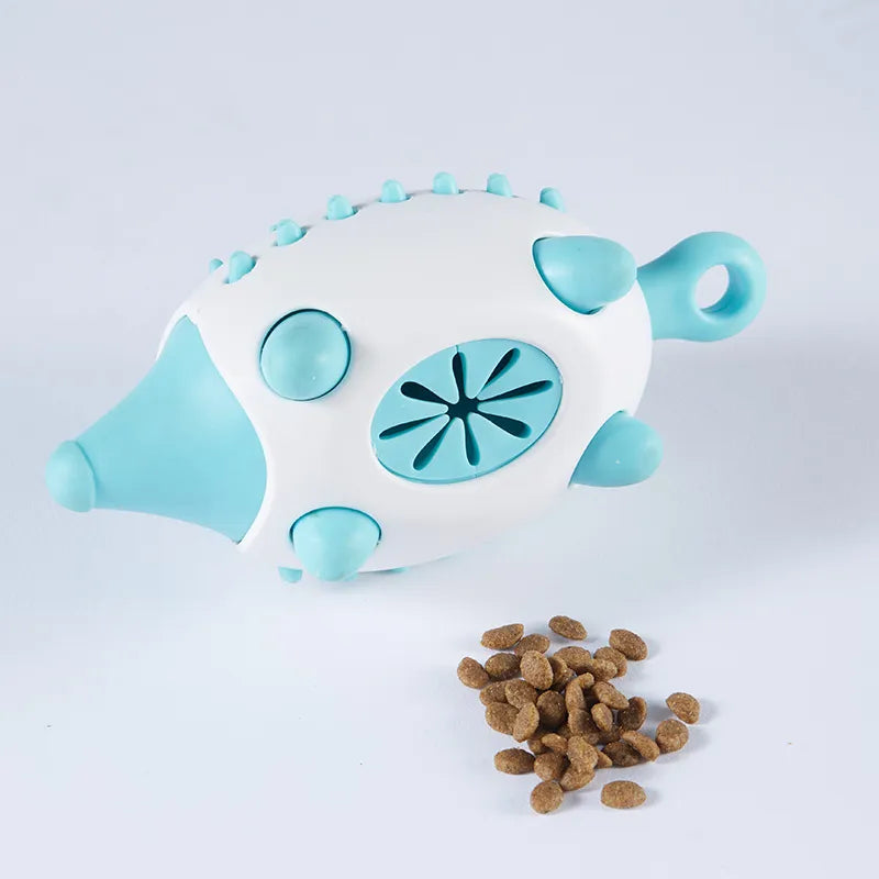 Jouet interactif pour chien. Distributeur de friandises intégré.  Stimulation mentale & jeu ludique.