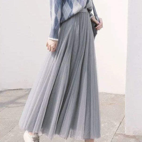 Jupe femme longue décontractée et évasée, très polyvalente. Jupe maxi fluide pour un confort quotidien stylé.