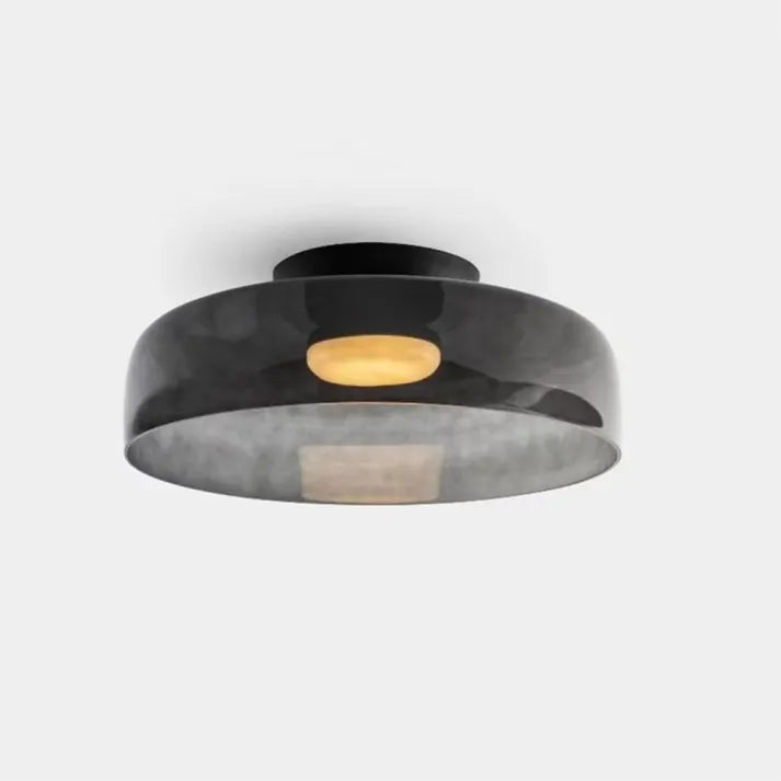 "Lampadaire de plafond en verre multicolore, style médiéval moderne, parfait pour salon élégant et chaleureux."