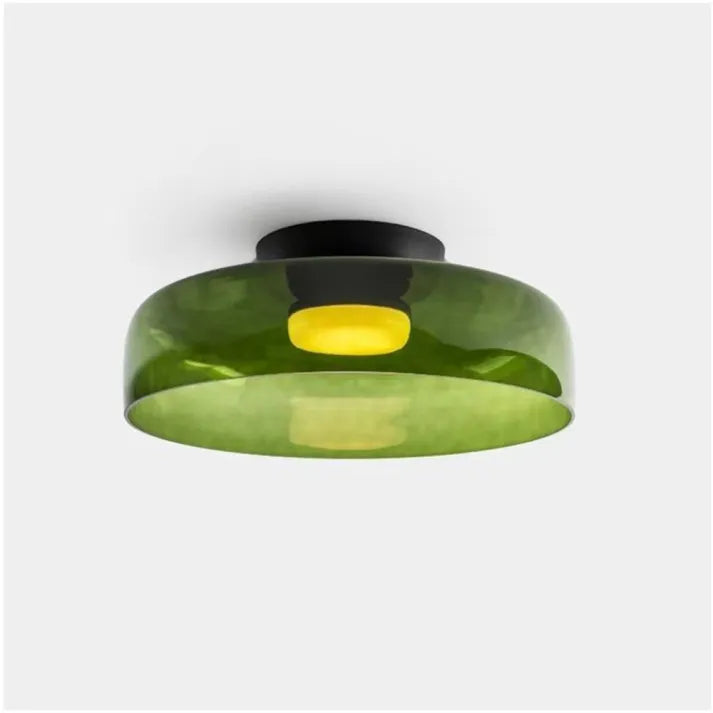 "Lampadaire de plafond en verre multicolore, style médiéval moderne, parfait pour salon élégant et chaleureux."