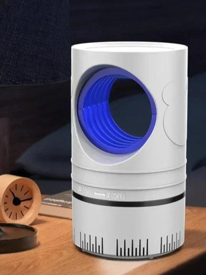 Lampe anti-moustiques silencieuse.  Attrape et élimine les insectes efficacement. Design élégant.