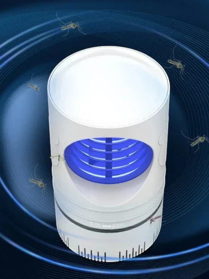 Lampe anti-moustiques silencieuse.  Attrape et élimine les insectes efficacement. Design élégant.