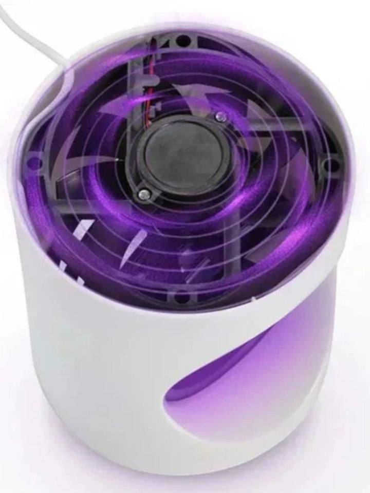 Lampe anti-moustiques silencieuse.  Attrape et élimine les insectes efficacement. Design élégant.