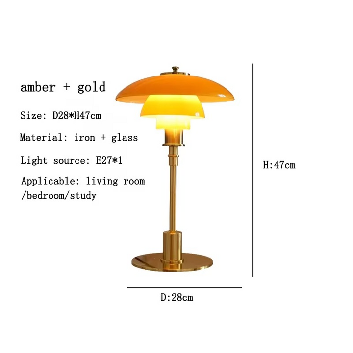 Lampe de table design scandinave moderne, éclairage LED.  Style épuré, lumière chaleureuse.