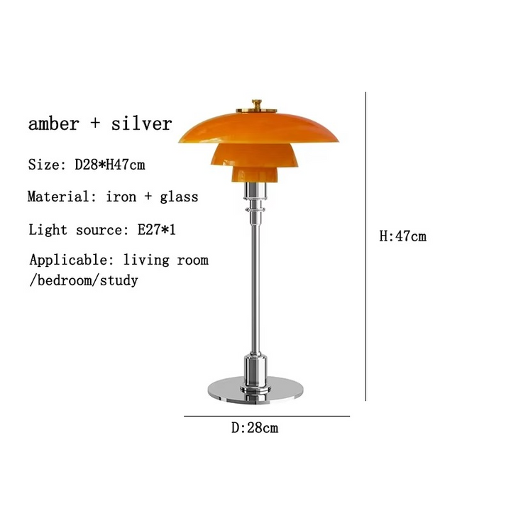Lampe de table design scandinave moderne, éclairage LED.  Style épuré, lumière chaleureuse.