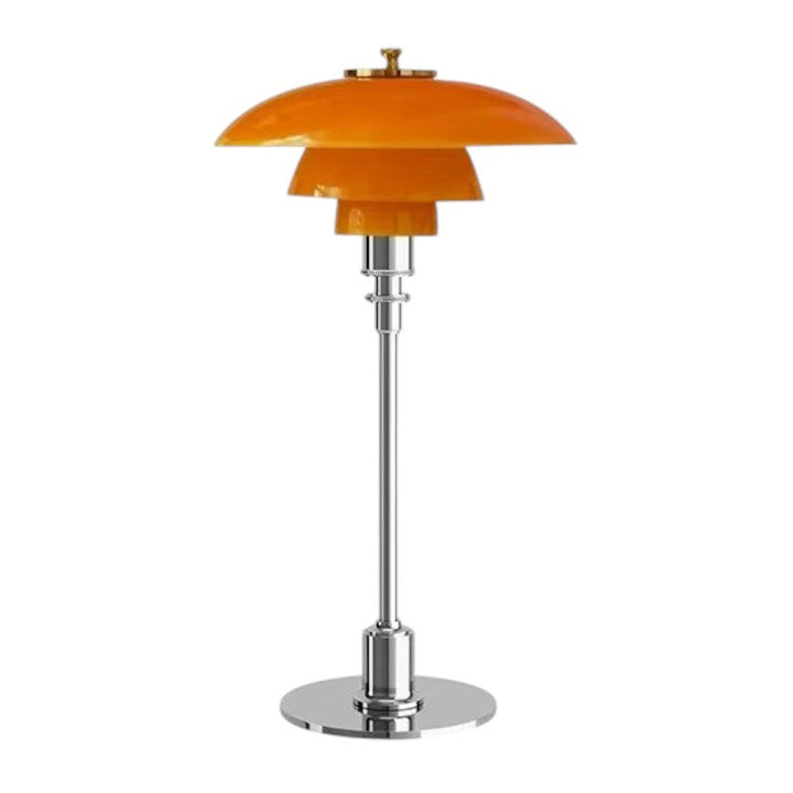 Lampe de table design scandinave moderne, éclairage LED.  Style épuré, lumière chaleureuse.