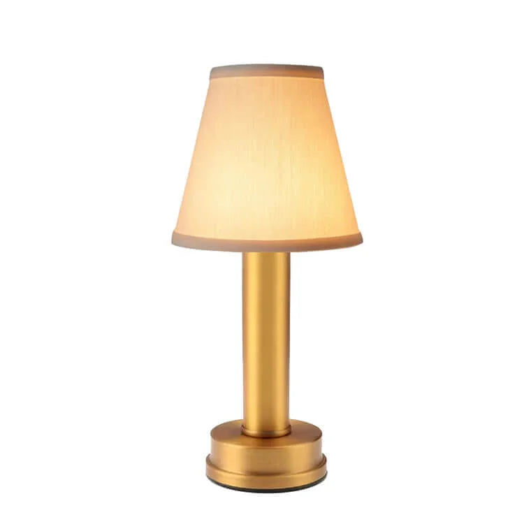 Lampe de table sans fil rechargeable. Design moderne et élégant. Lumière chaude et diffuse.