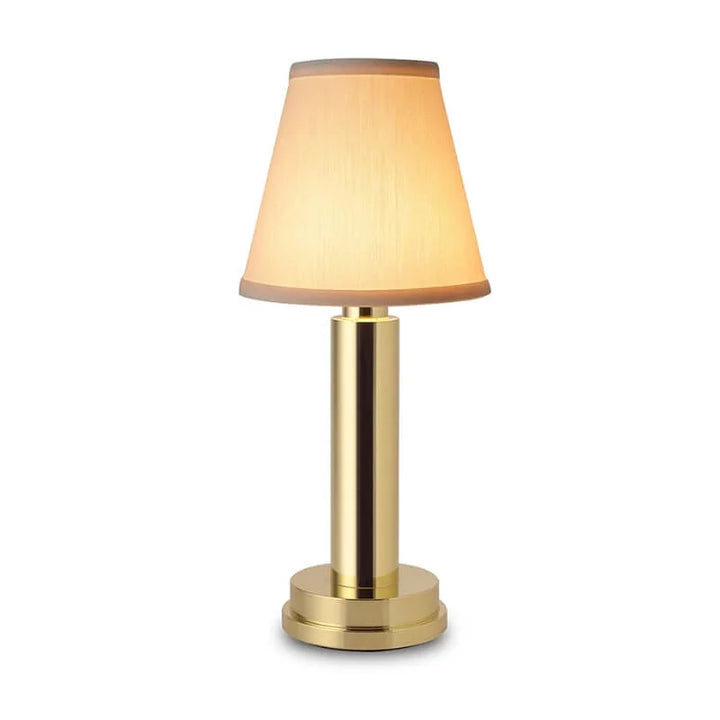 Lampe de table sans fil rechargeable. Design moderne et élégant. Lumière chaude et diffuse.