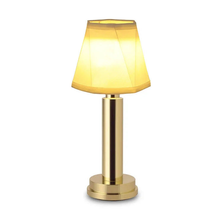 Lampe de table sans fil rechargeable. Design moderne et élégant. Lumière chaude et diffuse.