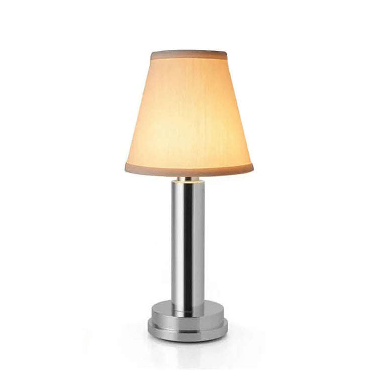 Lampe de table sans fil rechargeable. Design moderne et élégant. Lumière chaude et diffuse.