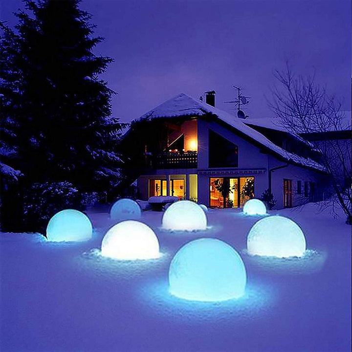 Lampe globe extérieure, imperméable, éclairage jardin. Design moderne, lumière douce.