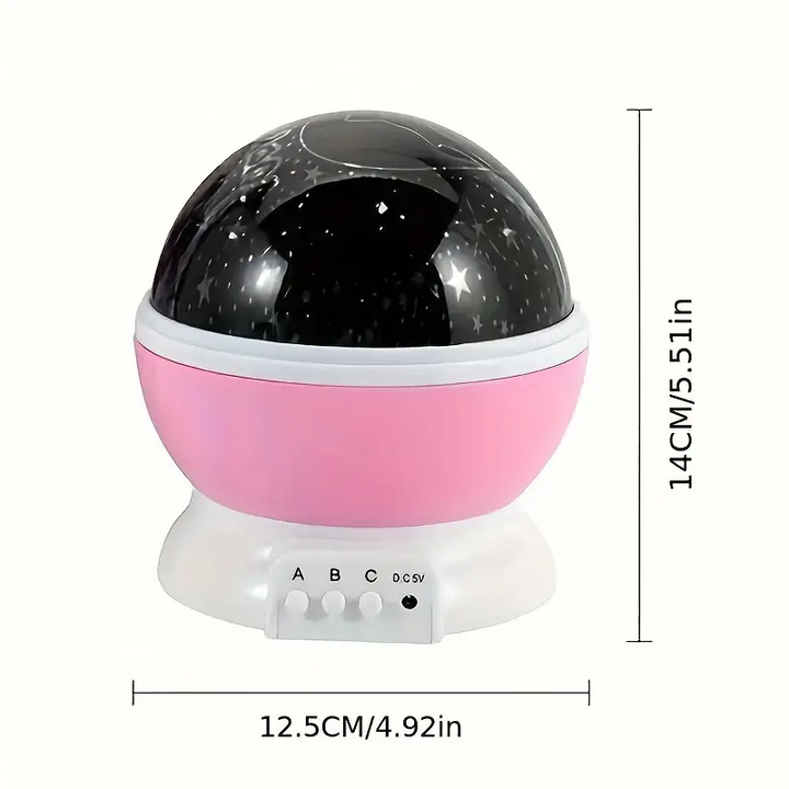 Lampe LED nuit, projecteur étoiles rotatif 360°.  Ambiance féerique garantie.