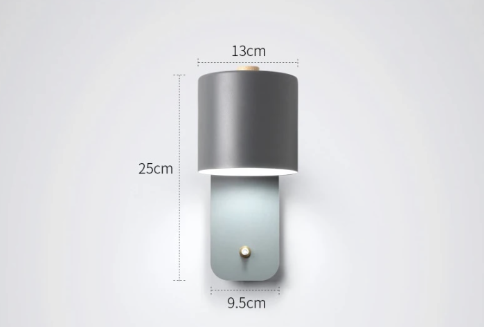 Lampe murale LED sans fil, détecteur mouvement, recharge USB. Design moderne, éclairage pratique.