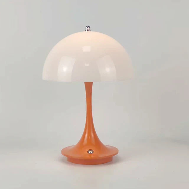 Lampe sans fil design scandinave. Luminaire LED portable et rechargeable, style minimaliste.