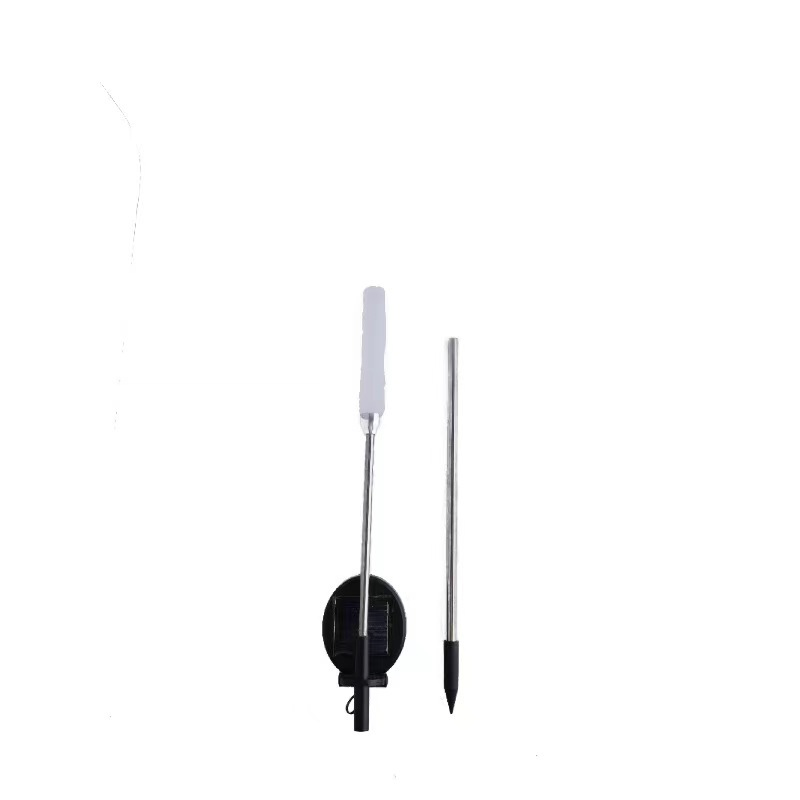 Lampe solaire LED extérieure, jardin. Design élégant, éclairage blanc chaud, IP65 étanche.