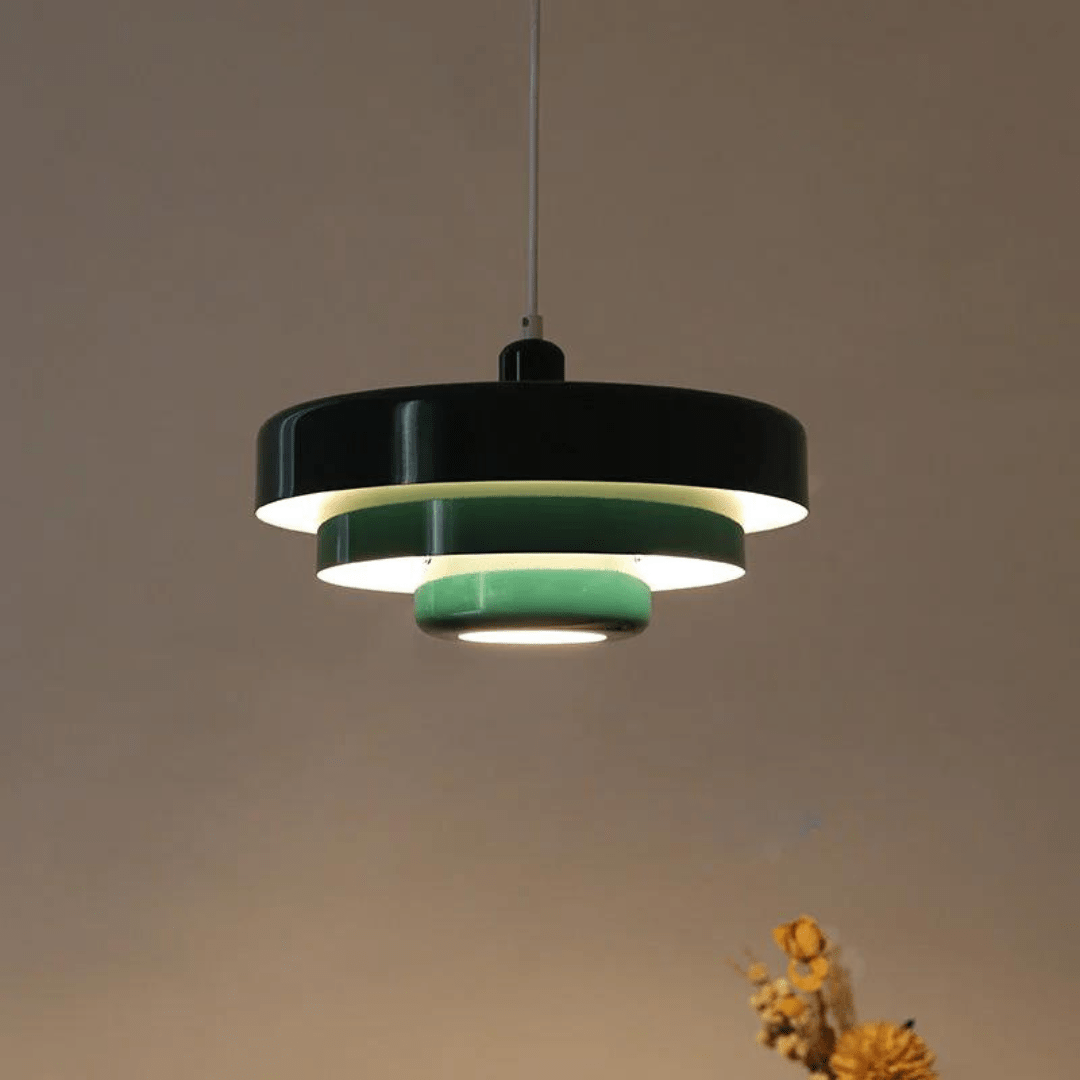 Lampe suspendue vintage LED, design rétro chic.  Éclairage LED doux et efficace.  Idéale salon, salle à manger.