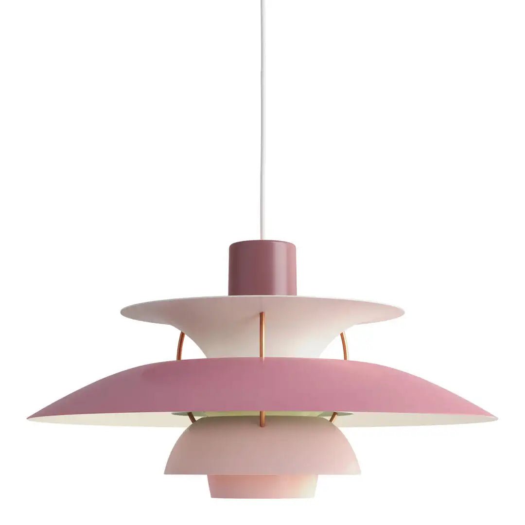Lampe suspension moderne effet soucoupe volante, couleurs variées, design scandinave, éclairage doux et élégant.