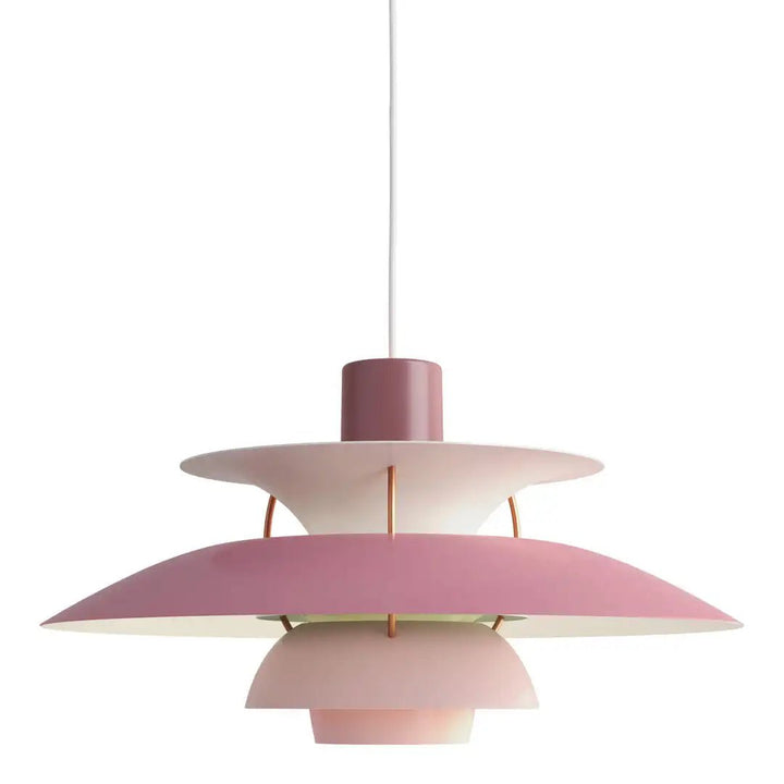 Lampe suspension moderne effet soucoupe volante, couleurs variées, design scandinave, éclairage doux et élégant.