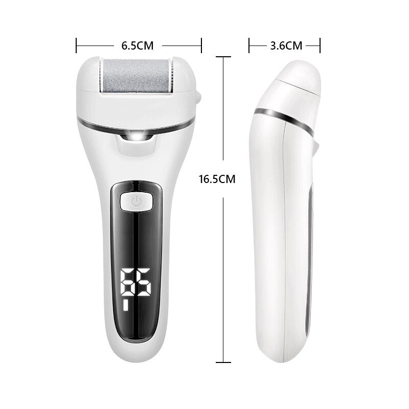Limeuse électrique pour pieds, 3 têtes, 2 vitesses.  Soin des pieds, élimination callosités.