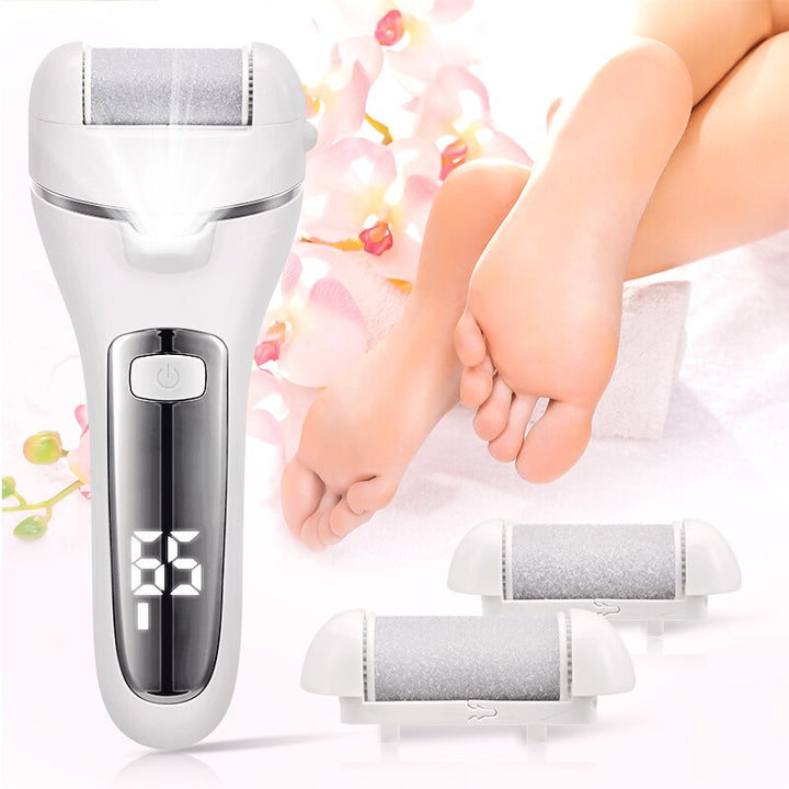 Limeuse électrique pour pieds, 3 têtes, 2 vitesses.  Soin des pieds, élimination callosités.
