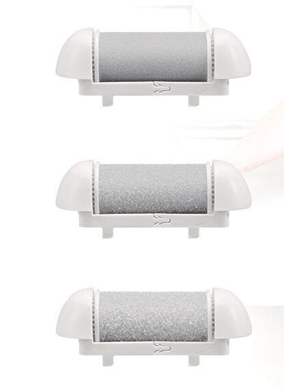Limeuse électrique pour pieds, 3 têtes, 2 vitesses.  Soin des pieds, élimination callosités.