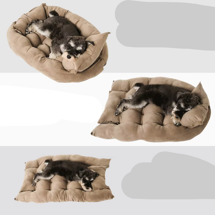 Lit chien doux et lavable. Coussin moelleux pour animaux, confortable et facile d'entretien.