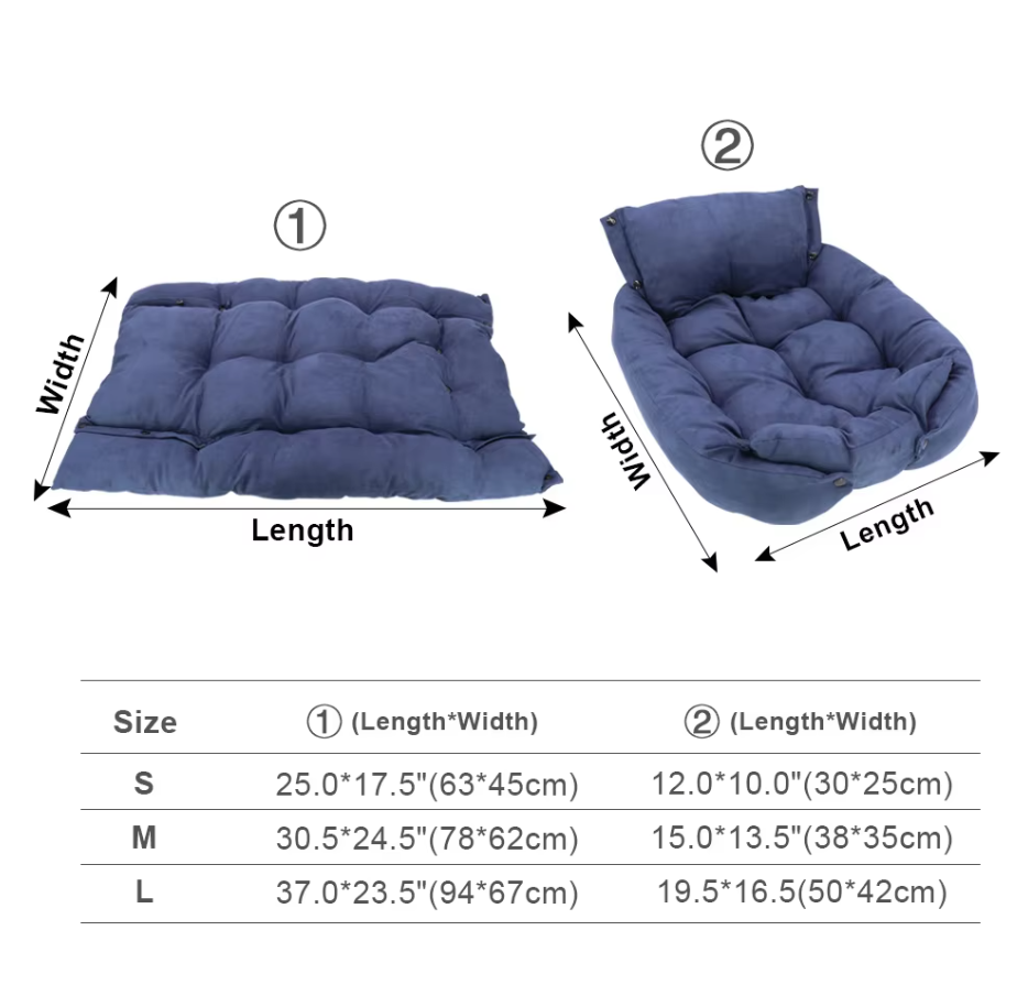 Lit chien doux et lavable. Coussin moelleux pour animaux, confortable et facile d'entretien.
