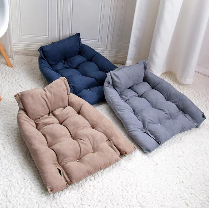 Lit chien doux et lavable. Coussin moelleux pour animaux, confortable et facile d'entretien.