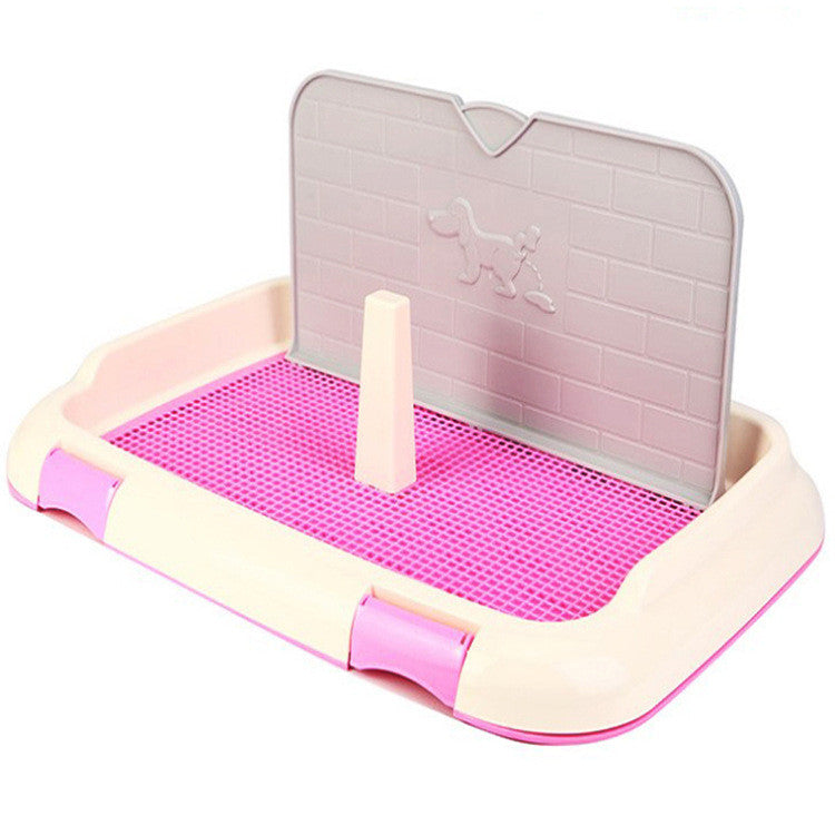 Litière pour chien avec mur anti-fuite. Hygiène facile.  Design pratique et durable.