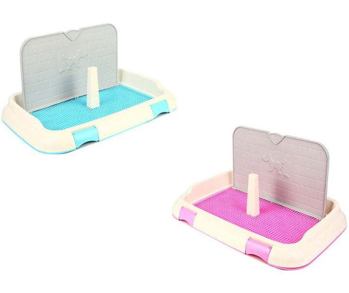 Litière pour chien avec mur anti-fuite. Hygiène facile.  Design pratique et durable.