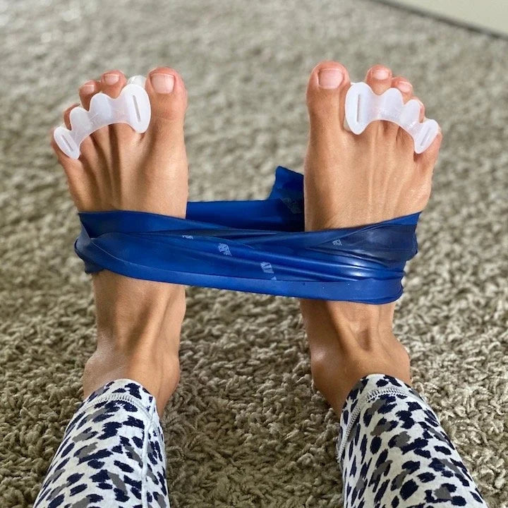 Accessoire orthopédique unisexe pour pieds sains. Corrige l'hallux valgus et assure l'alignement des orteils, lot de 2.