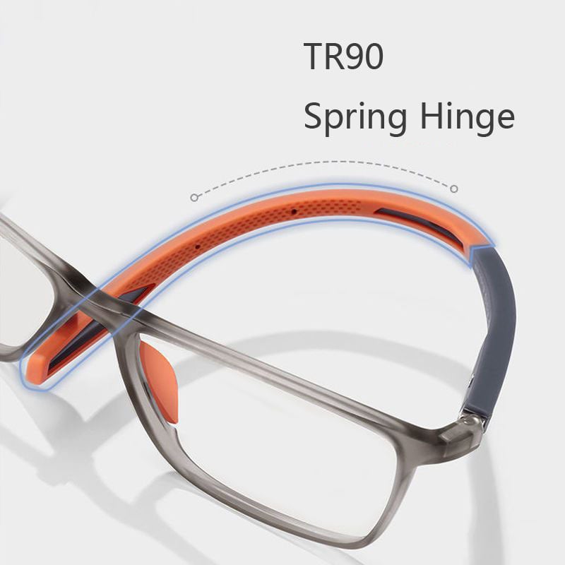 Lunettes de lecture multifocales ultralégères. Monture élégante et confortable. Vision nette de près et de loin.