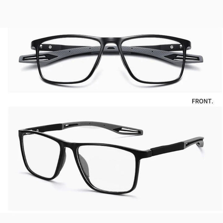 Lunettes multifocales ultralégères. Vision nette de près et de loin. Monture élégante et confortable.