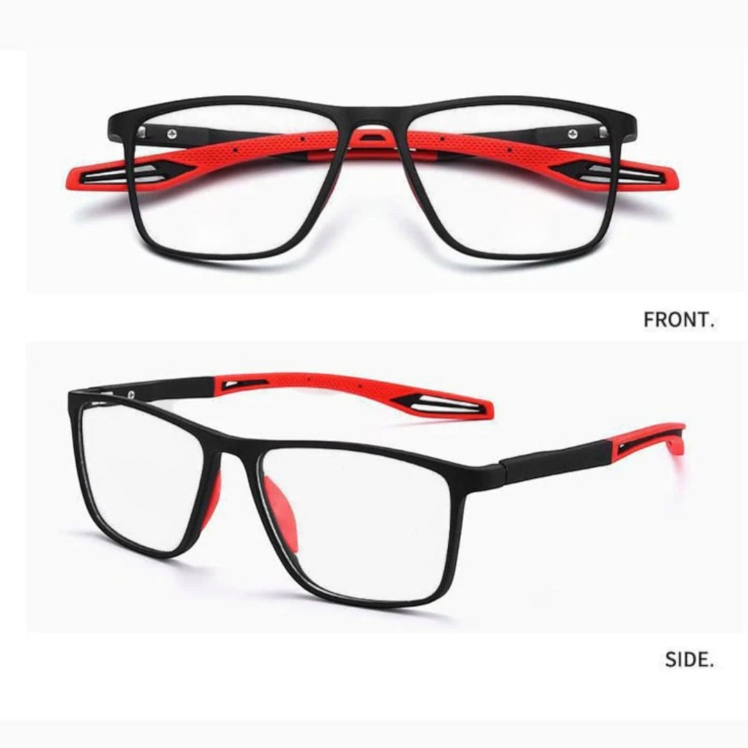 Lunettes multifocales ultralégères. Vision nette de près et de loin. Monture élégante et confortable.