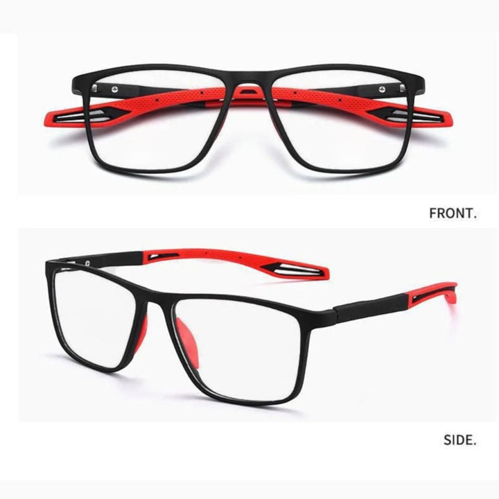 Lunettes multifocales ultralégères. Vision nette de près et de loin. Monture élégante et confortable.