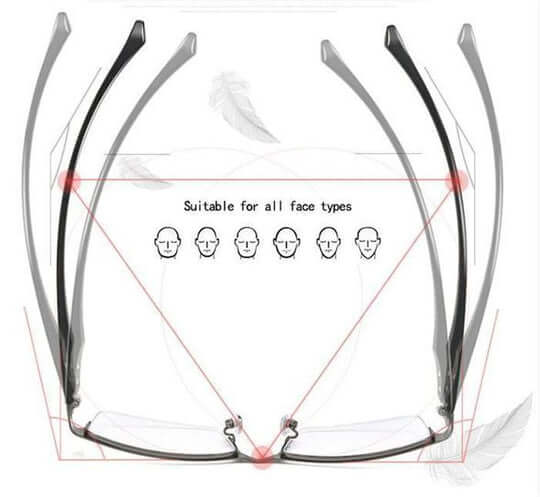 Lunettes multifocales unisexes, protection lumière bleue, antireflet, essentielles pour le confort visuel.