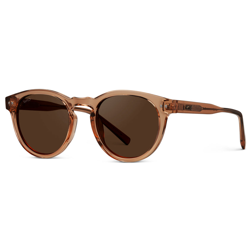 Lunettes rondes femme, polarisées, UV.  Protection solaire optimale, style rétro chic.