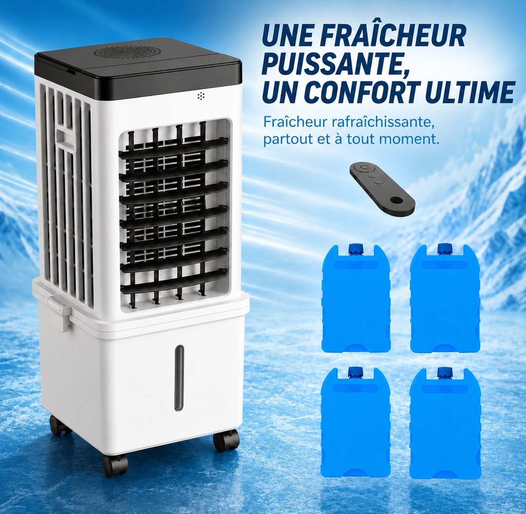 Climatiseur Portable Sans Fenêtre | Fraîcheur Instantanée