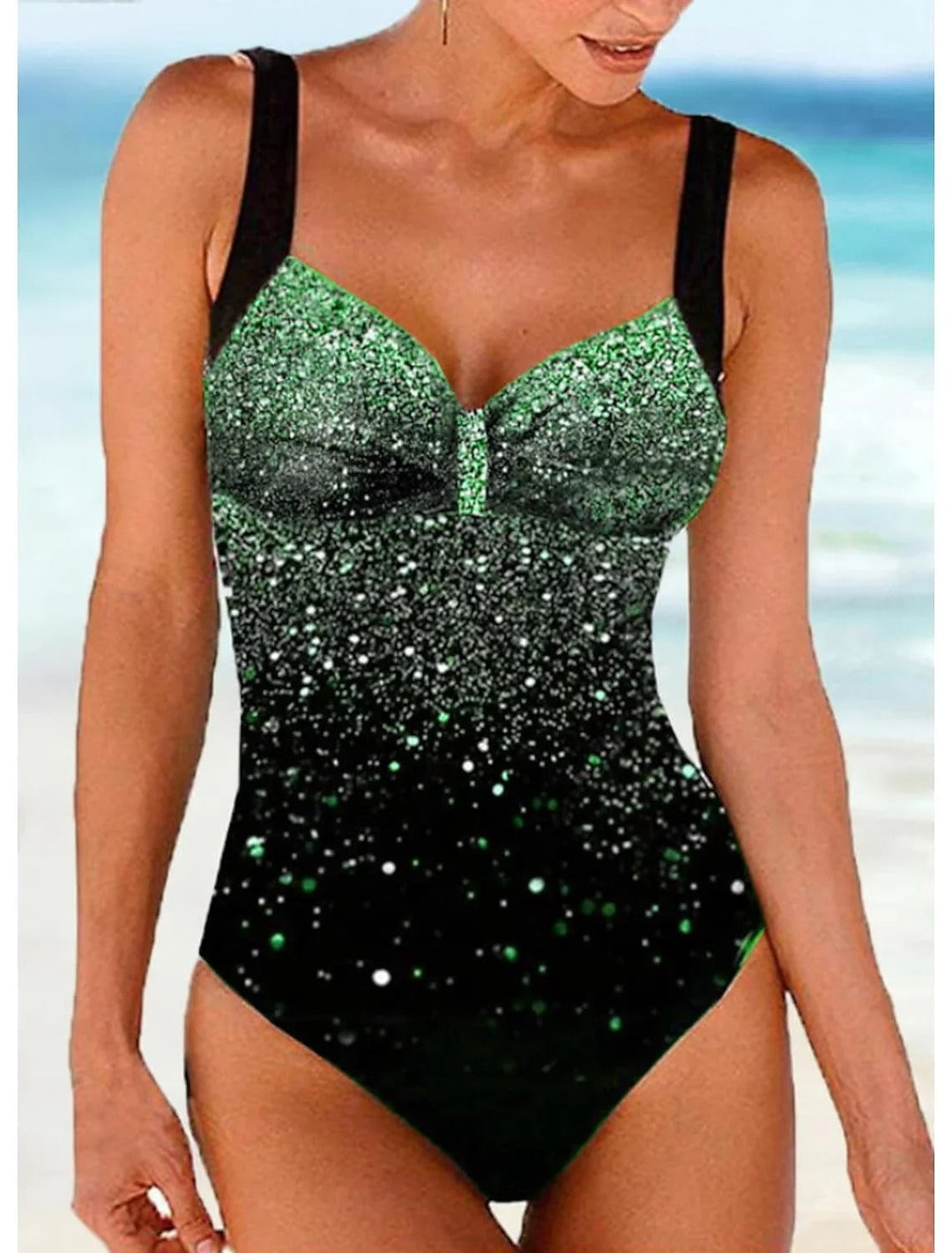 Maillot de bain push-up femme, design moderne, coupe ajustée, coloris variés, confort et style, idéal pour l'été.