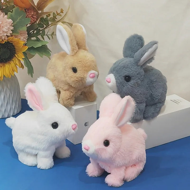 Jouet Lapin en Peluche Interactif pour Enfants - Mouvements Réalistes