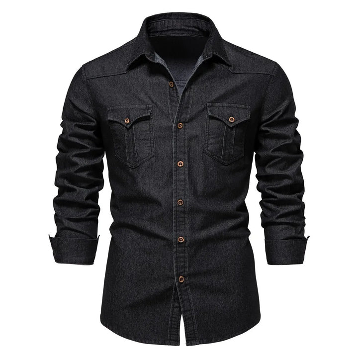 Chemise Denim Homme - Coupe Classique - Plusieurs Couleurs