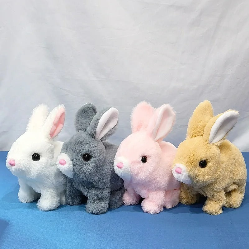 Jouet Lapin en Peluche Interactif pour Enfants - Mouvements Réalistes